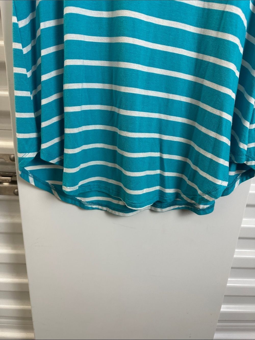 ZENANA  Teal & White Stripe Tank Top - Undetermined Brand - Picture 4 of 7